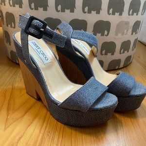 Jimmy Choo Jean Wedges Size 7